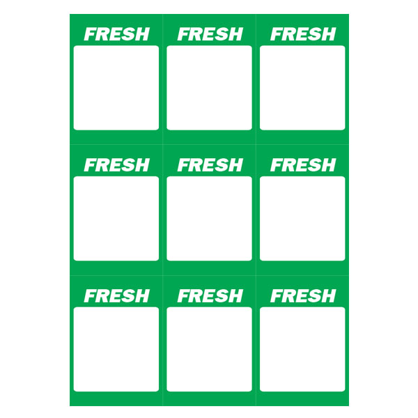 417- Fresh 9up A4 (Green) 250 Per Pack