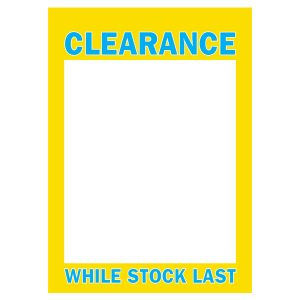 468 - Clearance A4 250 Per Pack