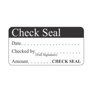 501 - Check Seal - Roll 500 480 Per Roll